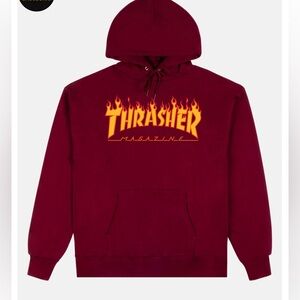 Thrasher Magazine Red Logo Hoodie